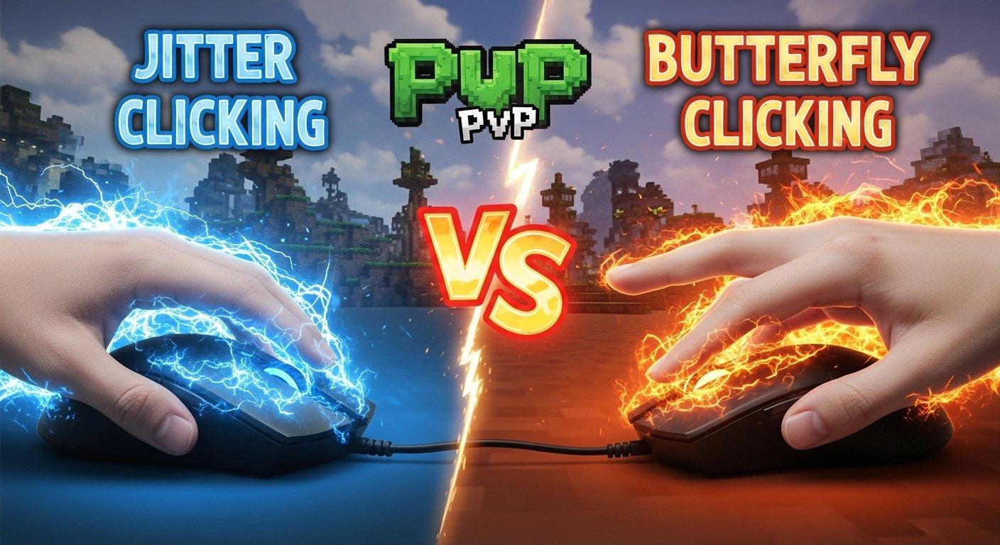 Jitter Clicking vs. Butterfly Clicking